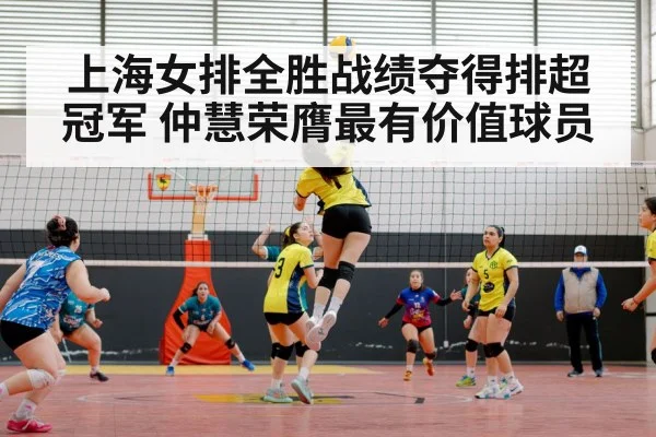 female volleyball player spiking